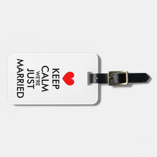 ミセス・アンド・ミセス保カルたった今結婚しました荷物タグ ラゲッジタグ (正面横)