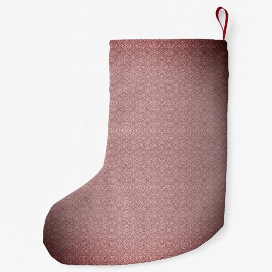 ミセス・アンド・ミセス・サングリア・ダマスクの年と名前 スモールクリスマスストッキング (裏面)