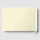 ミセス・アンド・ミセス・タイポグラフィ・レズビアン・ホワイト結婚ズ ゲストブック (裏面)