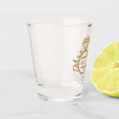 ミセス・アンド・ミセス・ダイヤモンドリングや輪ゲイ結婚式の引き出物 ショットグラス (左)