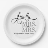 ミセス・アンド・ミセス ペーパープレート (正面)