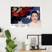 ミセス・イースタン米銀河系、カレン・ハック – 2 ポスター (ホームオフィス)