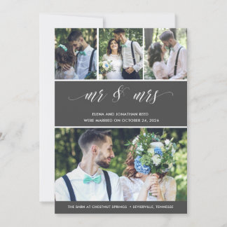 ミセス・エロプ結婚したト氏の結婚発表 招待状