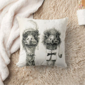 ミセス・オストリッチ クッション (ブランケット)