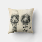 ミセス・オストリッチ クッション (裏面)