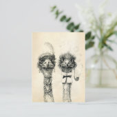 ミセス・オストリッチ ポストカード (スタンド正面)