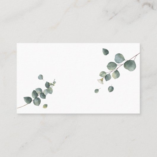 ミセス・キス・シャワーカードゲームの数 プレイスカード (裏面)