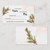 ミセス・キス・シャワーゲームの数 プレイスカード (正面/裏面)