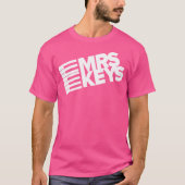 ミセス・キーズ - ピアノ奏者 Tシャツ (正面)