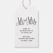 ミセス・ギフト・ラベル素朴結婚感謝してい君 ギフトタグ (正面)