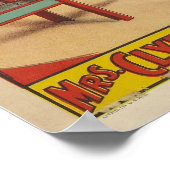 ミセス・クライド・ビートティ・レディ・ワイルド・アニマルトレーナー・ポスター ポスター (角)