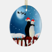 ミセス・クリスマス・子猫 セラミックオーナメント (右)