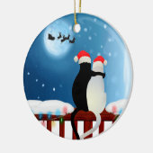 ミセス・クリスマス・子猫 セラミックオーナメント (左)