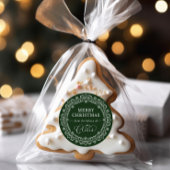 ミセス・クロースのベーカリー・クリスマスグリーン・ホリデー ラウンドシール
