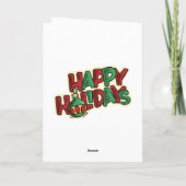 ミセス・クロースキスをする・サンタカード シーズンカード (裏面)