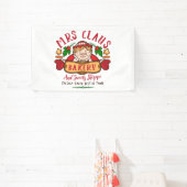 ミセス・クロースベーカリークリスマス北極 横断幕 (インサイチュ)