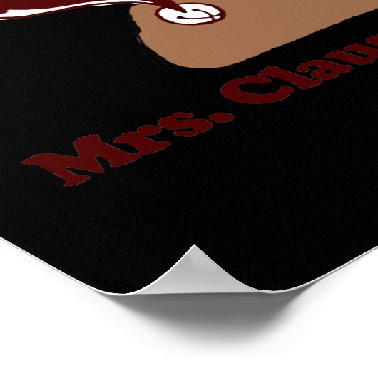 ミセス・クロース来は ポスター (角)