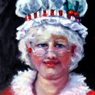 ミセス・クロース・ギフト・ラップ ラッピングペーパー