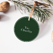 ミセス・クロース・クリスマストリートグリーンクリスマス フェイバータグ