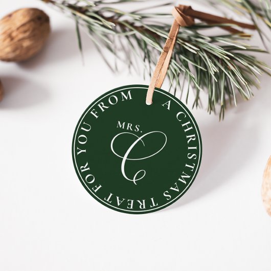 ミセス・クロース・クリスマストリートグリーンクリスマス フェイバータグ