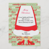 ミセス・クロース・クリスマス・カード シーズンカード (正面/裏面)