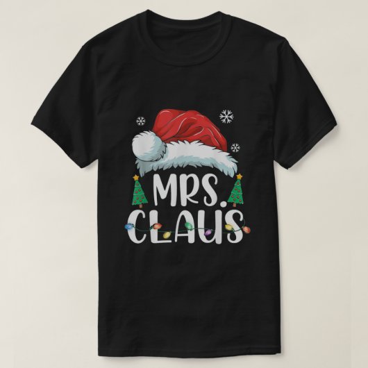 ミセス・クロース・クリスマス Tシャツ (デザイン正面)