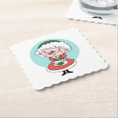 ミセス・クロース・紙・コースター ペーパーコースター (アングル)