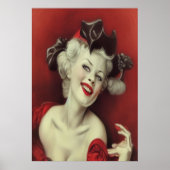 ミセス・クロース | AIアートポスター ポスター (正面)