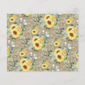 ミセス・グリーンリー・サンフラワーカードのご希望 チラシ (裏面)