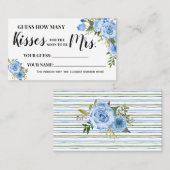 ミセス・ゲーム・カードになるキスの数 プレイスカード (正面/裏面)