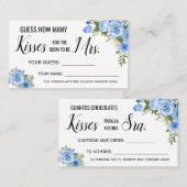 ミセス・ゲーム・カードのキスの数 プレイスカード (正面/裏面)