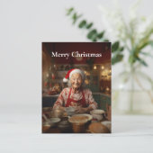 ミセス・サンタ・ベーキング・ケーキ シーズンポストカード (スタンド正面)