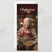 ミセス・サンタ・ベーキング・ケーキ メニュー (正面/裏面)