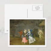 ミセス・シバーをCordelia、c.1755(キャンバス上の油) ポストカード (正面/裏面)