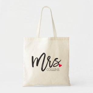 『ミセス・ショッペ』 パーソナライズされた Mrs. トートバッグ