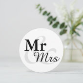 ミセス・シンプルタイポグラフィエレガント結婚の (スタンド正面)