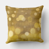 ミセス・スウィートファーデ抽象芸術金ゴールド灯 クッション (裏面)