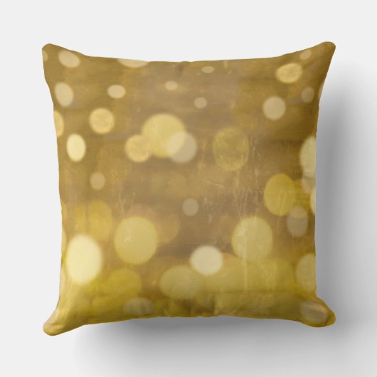 ミセス・スウィートファーデ抽象芸術金ゴールド灯 クッション (裏面)