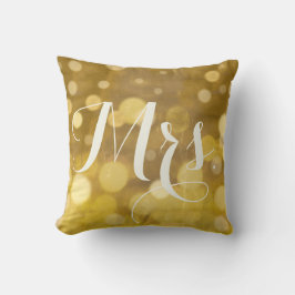 ミセス・スウィートファーデ抽象芸術金ゴールド灯 クッション