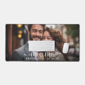 ミセス・スクリプト・ハート・アローズ新婚 デスクマット (キーボード&マウス)