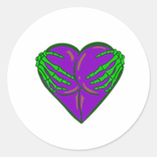 ミセス・スケリー・お尻 ラウンドシール (正面)