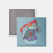 ミセス・スノーマンズ特別配達クリスマスマグネット マグネット (正面/裏面)