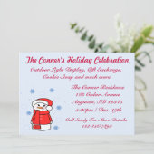 ミセス·スノーレディ·パーティの招待状 招待状 (スタンド正面)