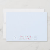 ミセス·スノーレディ·パーティの招待状 招待状 (裏面)