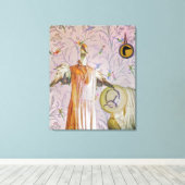 ミセス・スメーのポートレート キャンバスプリント (インサイチュ (ウッドフロア))