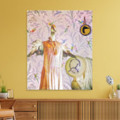 ミセス・スメーのポートレート キャンバスプリント (インサイチュ (リビング))