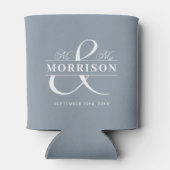 ミセス・ダスティー・ブルー・結婚式の引き出物 缶クーラー (裏面)