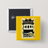 ミセス・ダローウェイ・バージニアウルフ初版 缶バッジ (正面&裏面)