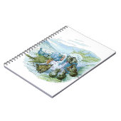 ミセス・ティギー・ウィンクル与えが服を着た ノートブック (左側)