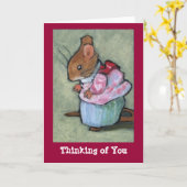 ミセス・ティ考えトレマウス カード (黄色い花)